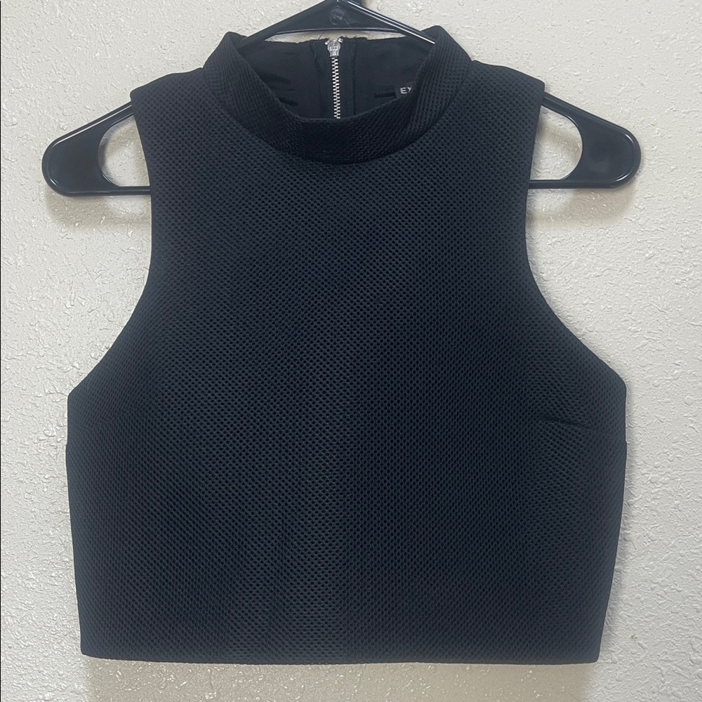 Black Sleeveless Women's Top